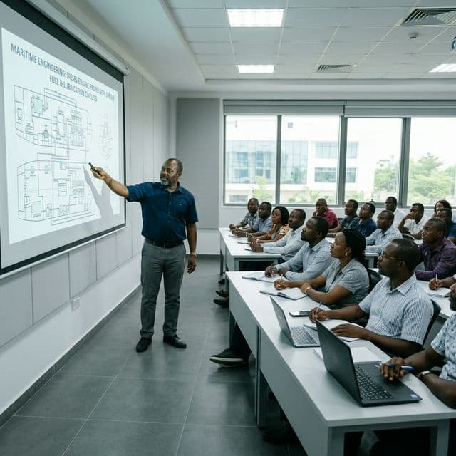 Technical dredging training classroom instruction